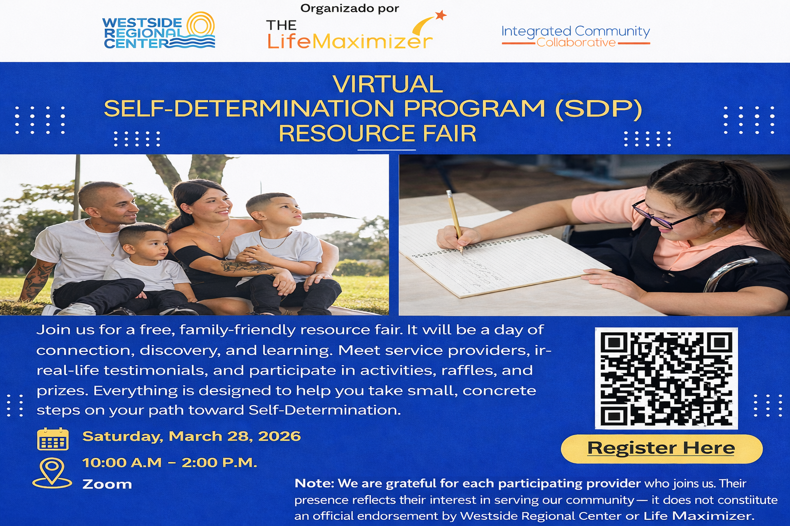 VIRTUAL SELF-DETERMINATION PROGRAM (SDP) RESOURCE FAIR